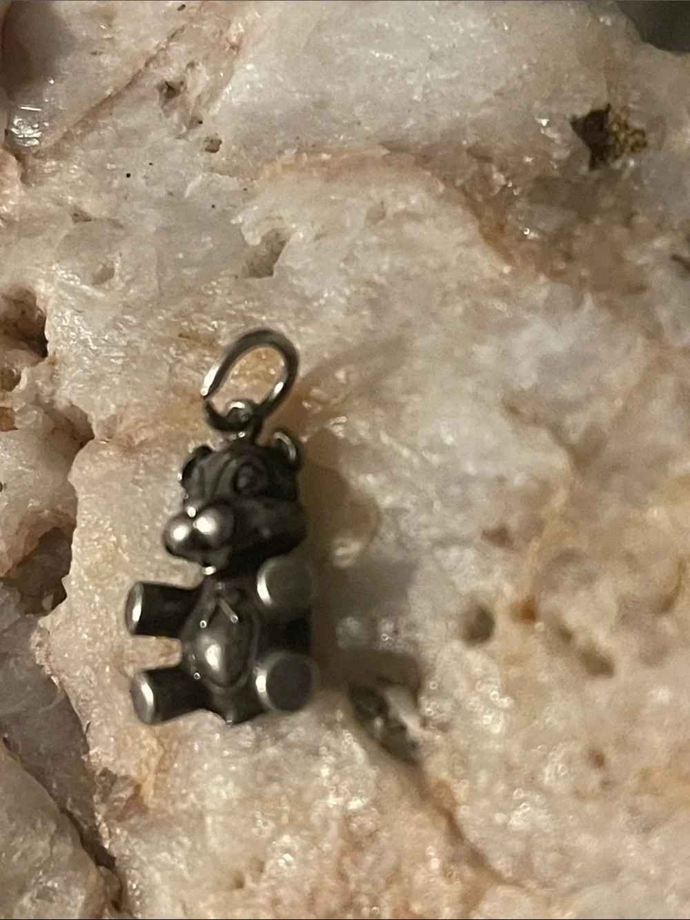 Sterling Silver Teddy Bear Charm